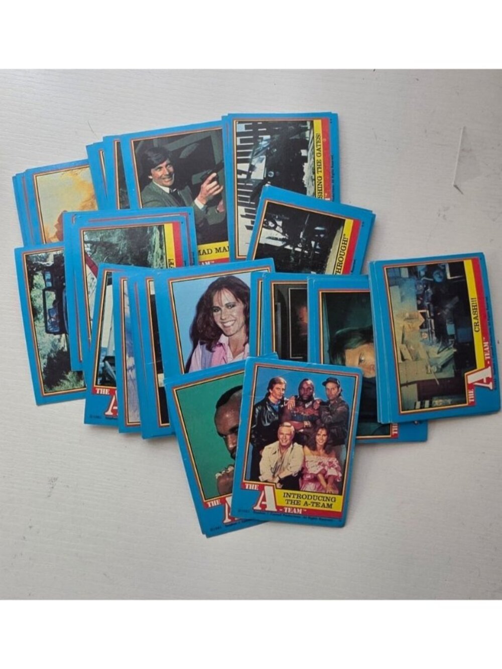 Vintage 1983 Topps The A-Team Trading Cards